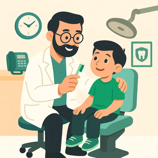 Founder and his dad, a dentist